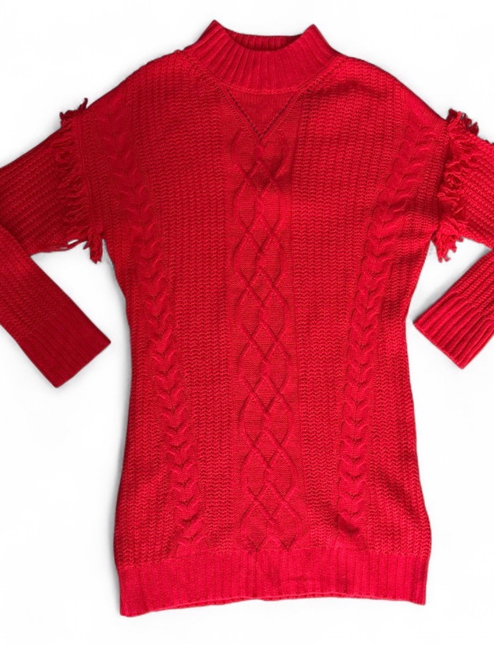 American Rag Cable-Knit Turtleneck Sweater Dress